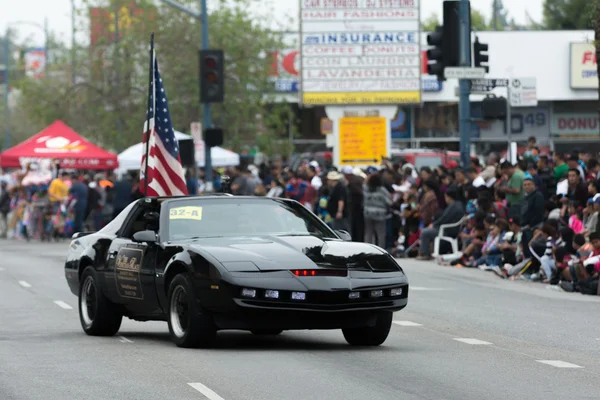 Cavaliere cavaliere Kitt auto replica — Foto Stock