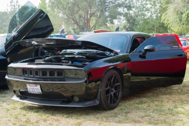 Dodge Challenger araba ekranda