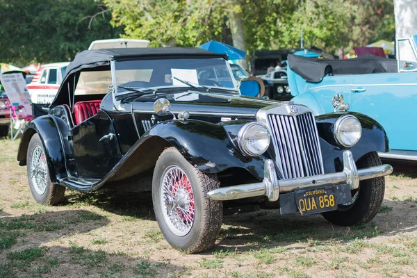 MG TF Midget coche en exhibición — Foto de Stock