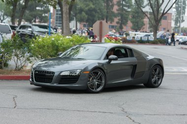 Audi R8 Coupe car on display