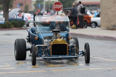 Classic Hot-Rod car on display
