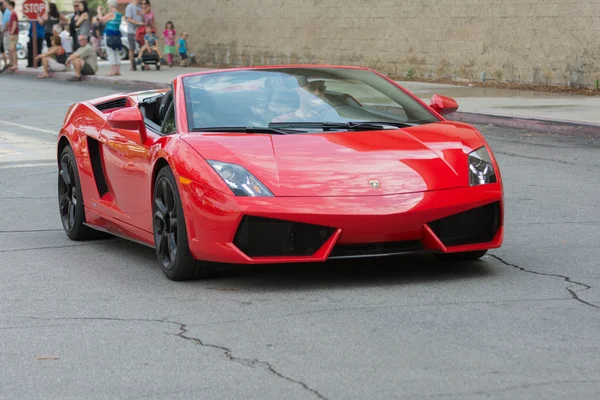 Lamborghini Gallardo samochodu na wyświetlaczu — Zdjęcie stockowe