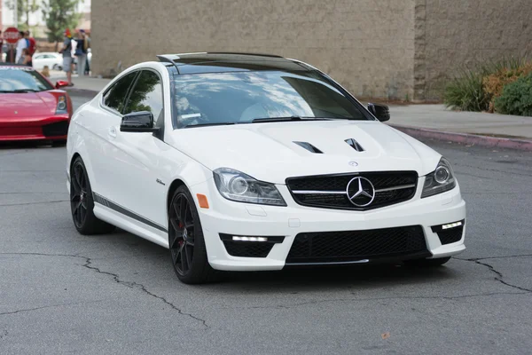 Mercedes Benz c63 AMG carro em exposição — Fotografia de Stock