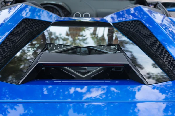 Lamborghini Detail Auto auf dem Display — Stockfoto