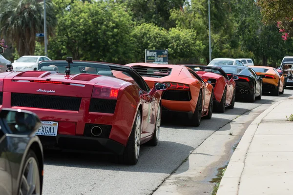 Lamborghini car on display — Stock Photo, Image