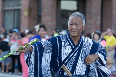 Participant performing