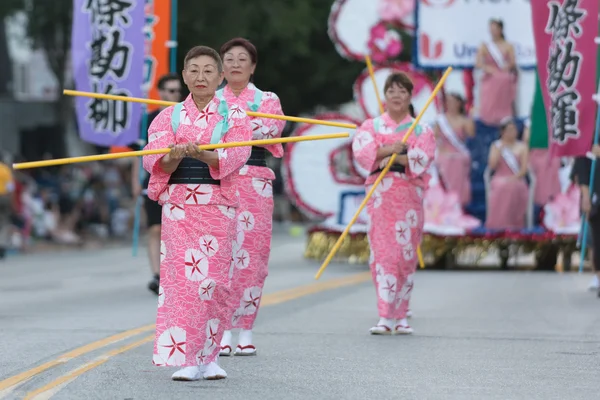 Geisha dancers — 스톡 사진