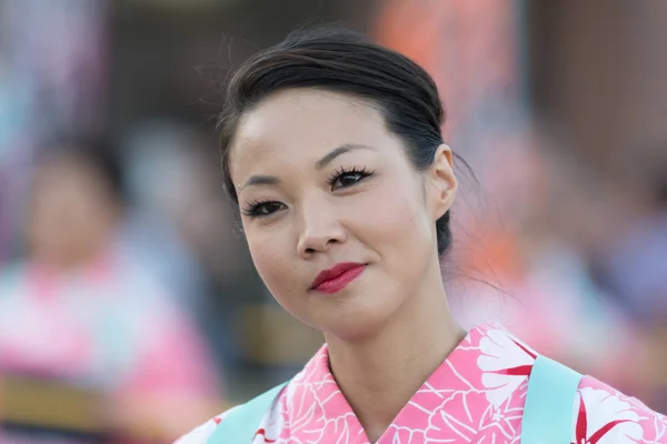 Geisha dancer — Stok fotoğraf