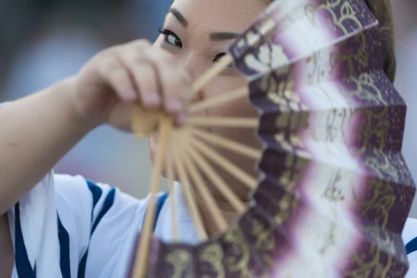 Geisha dancer — Stock Photo, Image