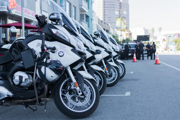 Motos de police garées — Photo