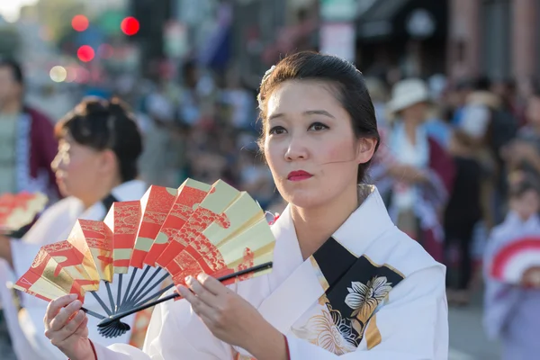 Geisha dancer — Stok fotoğraf