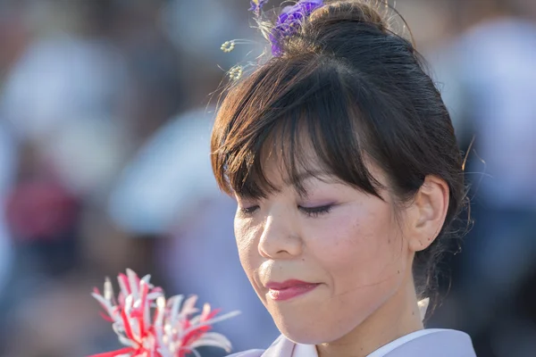 Geisha dancer — Stok fotoğraf