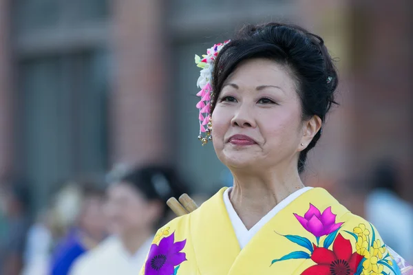 Geisha dancer — Stok fotoğraf