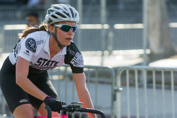 Cyclist competing — Stock Photo, Image