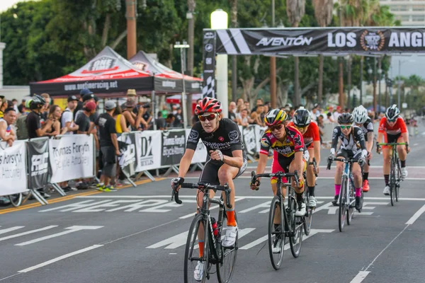 Cyclists at the start — Stock Photo, Image