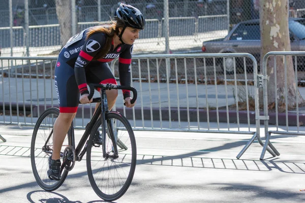 Cyclist competing — Stock Photo, Image