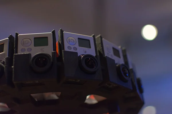 Sistema di fotocamere a realtà virtuale a 360 gradi — Foto Stock