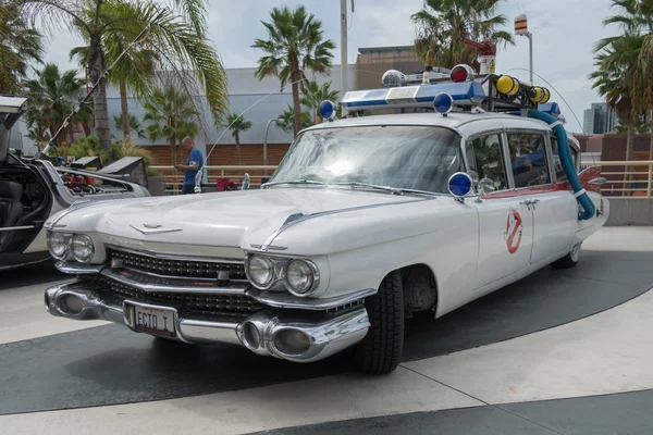 Ghostbusters car on display