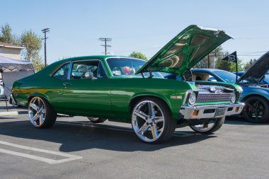 Chevrolet Nova SS custom on display