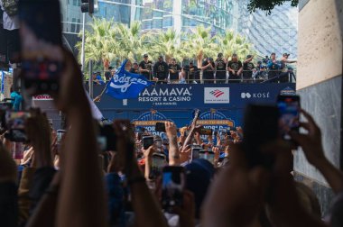 Los Angeles, Kaliforniya, ABD, 3 Kasım 2025 Los Angeles Dodgers Şampiyonası 'nda.