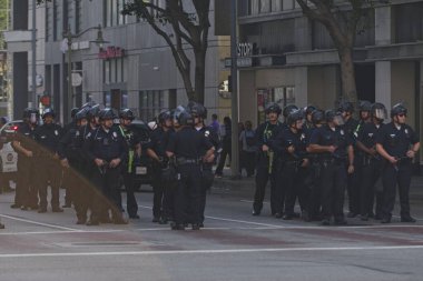 Los Angeles, Kaliforniya, ABD, 3 Kasım 2025 Los Angeles Dodgers Şampiyonası 'nda polis memurları