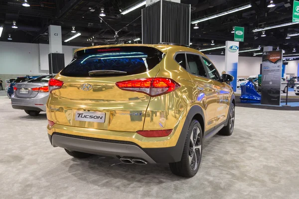 Hyundai Tucson на выставке . — стоковое фото