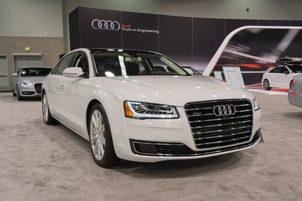 Audi A8 L TDI on display. — Stock Photo, Image