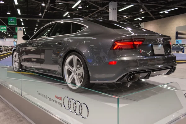 Audi RS 7 em exposição . — Fotografia de Stock