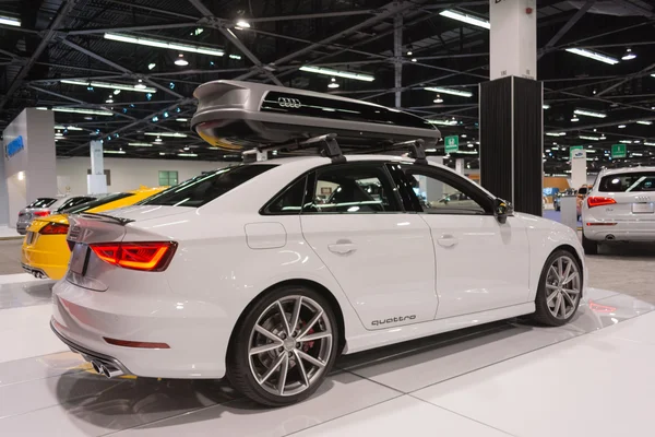 Audi S3 Quattro on display. — Stock Photo, Image