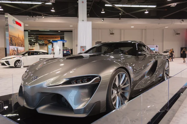 Дисплей Toyota FT-1 . — стоковое фото