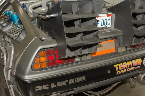 Replica van het terug naar de toekomstige Delorean — Stockfoto