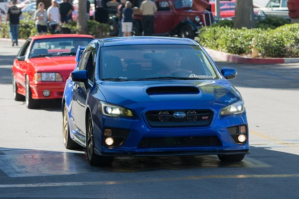 Subaru Sti στην οθόνη — Φωτογραφία Αρχείου