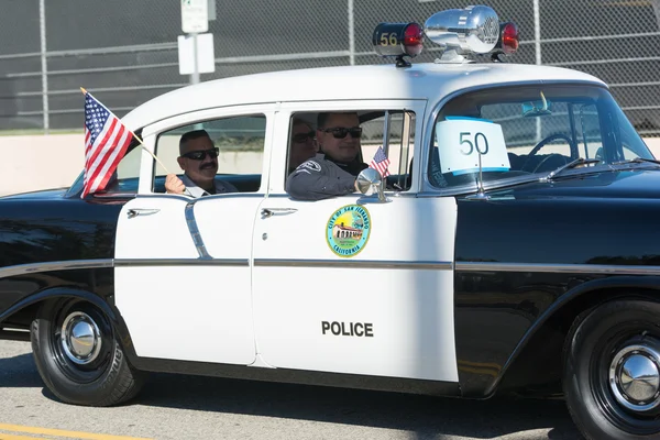 Vintage polis arabası — Stok fotoğraf