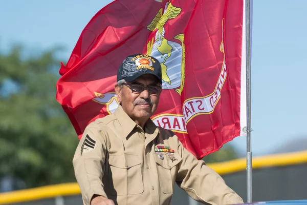 Ветеран морской пехоты США — стоковое фото