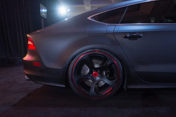 Audi S7 на дисплеї — стокове фото
