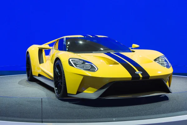 Ford Gt ekran üzerinde — Stok fotoğraf