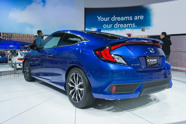 Honda Civic Coupe 2016 — стоковое фото