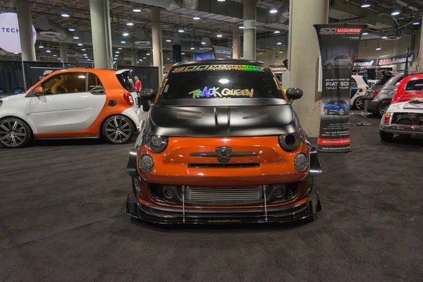 Fiat 500  tuning on display — стокове фото