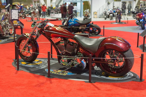 Custom bike on display — Stock Photo, Image