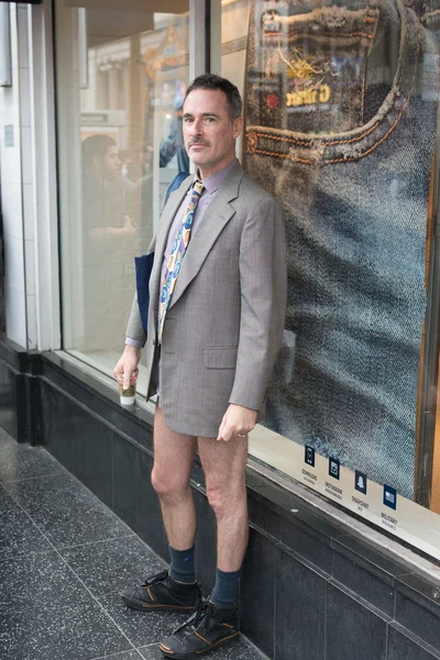 Männer in Hollywood ohne Hose — Stockfoto