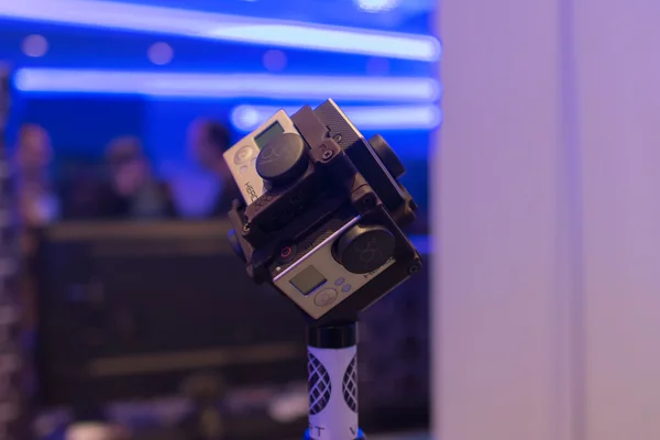 System kamer wirtualnej rzeczywistości 360 stopni — Zdjęcie stockowe