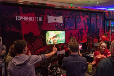 The Walking Dead Vr-deneyim Rv otobüs overkills