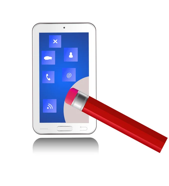 Smartphone ve silgi