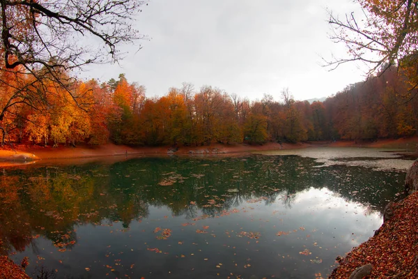 Sieben Seen Nationalpark Und Herbstlandschaft Bolu Türkei Bolu — Stockfoto