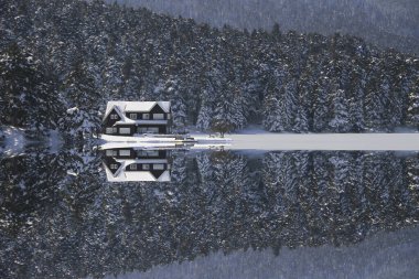 Bir gölü, ormanları, yürüyüş yolları ve piknik alanları olan dağlık bir doğa parkı..