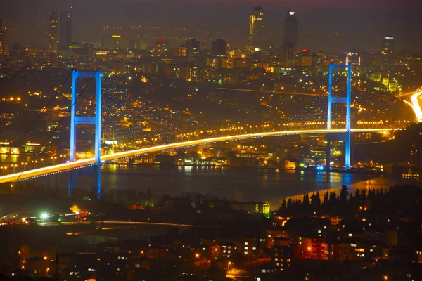 Juli Märtyrerbrücke Ehemals Bosporus Brücke Oder Erste Brücke Bezug Auf — Stockfoto