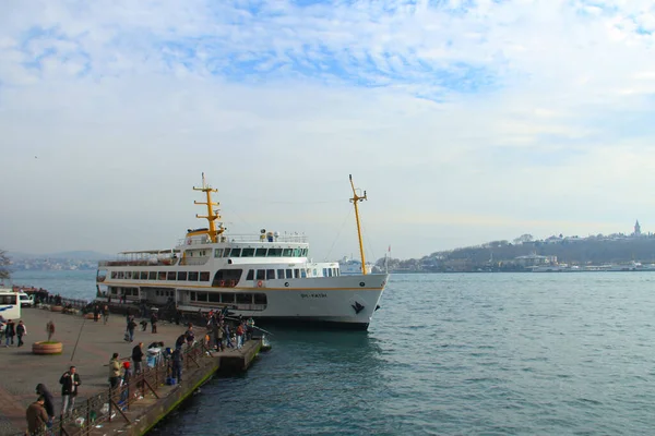 City Lines Ferries Provide Ferry Service Passengers Bosphorus 160 Years — Stock Photo, Image