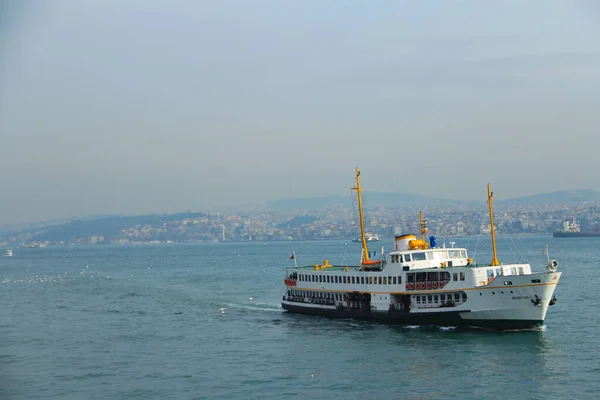 City Lines Ferries Які Надають Поромне Сполучення Пасажирам Босфорі 160 — стокове фото