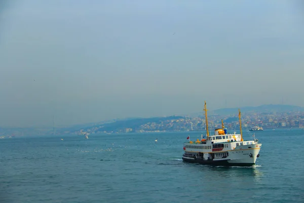 Bosphorus Területén 160 Éves Tapasztalattal Rendelkező Kompjáratokat Üzemeltető City Lines — Stock Fotó