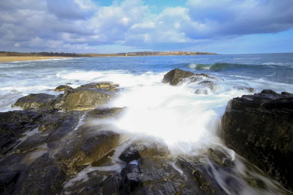 Localizado Costa Mar Negro Trácia Neada Tem Uma Praia Local — Fotografia de Stock